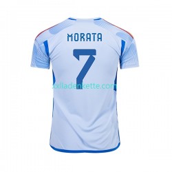 Fußballtrikot Spanien MORATA 7 Herren Auswärts World Cup 2022 Kurzarm