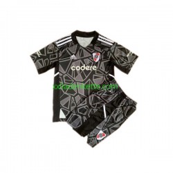 Fußballtrikot River Plate 2023 Torwart Kinder Heim Kurzarm
