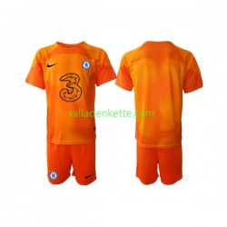 Fußballtrikot Chelsea Torwart Kinder Heim 2022-2023 Kurzarm