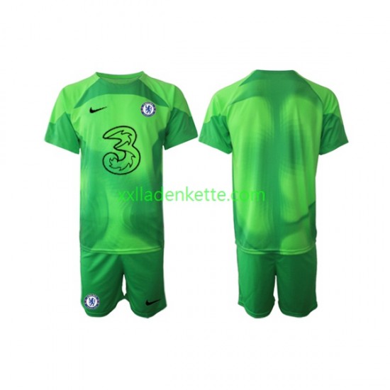 Fußballtrikot Chelsea Torwart Kinder Ausweich 2022-2023 Kurzarm