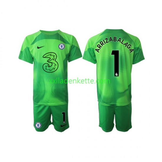 Fußballtrikot Chelsea Kepa Arrizabalaga 1 Torwart Kinder Ausweich 2022-2023 Kurzarm