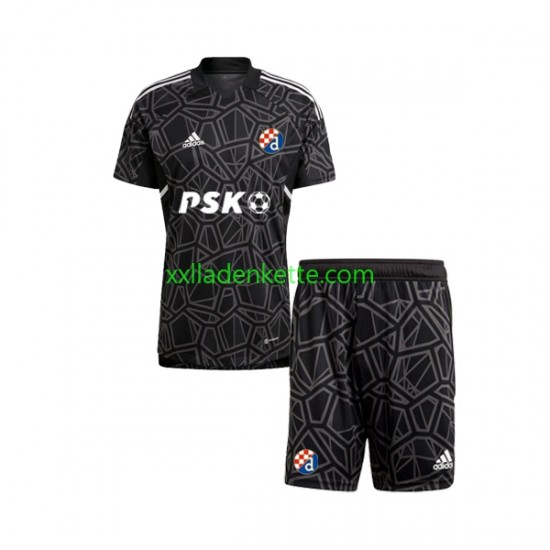 Fußballtrikot Dinamo Zagreb Torwart Kinder Heim 2022-2023 Kurzarm
