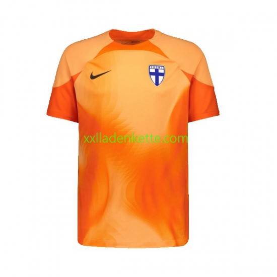 Fußballtrikot Finnland Torwart Herren Heim 2022-2023 Kurzarm
