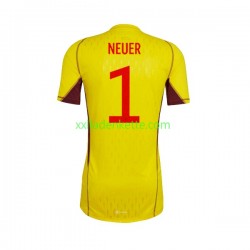 Fußballtrikot Deutschland Manuel Neuer 1 Torwart Herren Auswärts World Cup 2022 Kurzarm