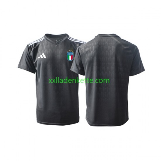 Fußballtrikot Italien 2023 Torwart Herren Auswärts Kurzarm