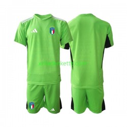 Fußballtrikot Italien 2023 Torwart Kinder Heim Kurzarm