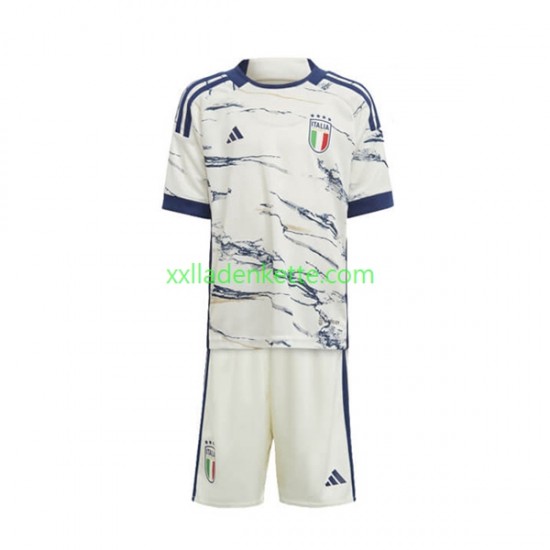 Fußballtrikot Italien 2023 Kinder Auswärts Kurzarm