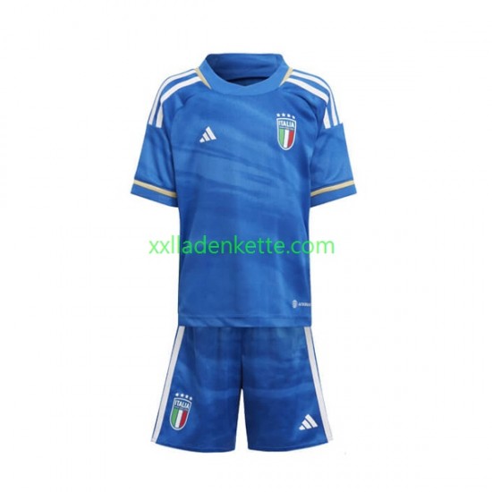 Fußballtrikot Italien 2023 Kinder Heim Kurzarm