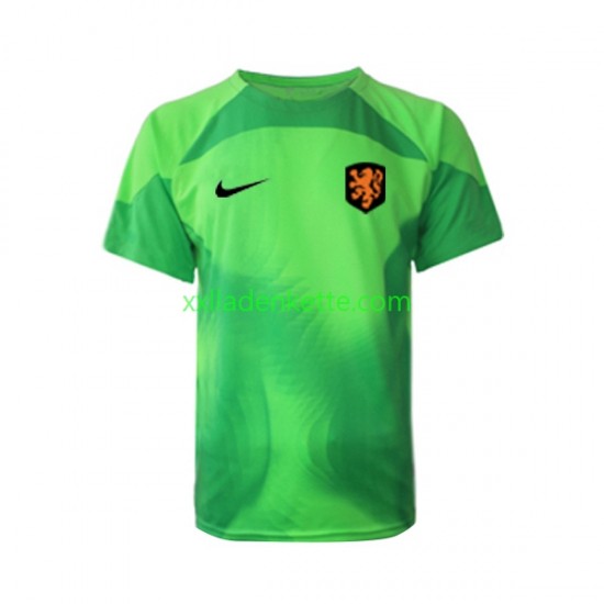 Fußballtrikot Niederlande Torwart Herren Auswärts World Cup 2022 Kurzarm