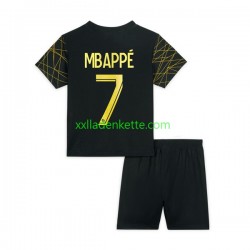 Fußballtrikot Paris Saint-Germain Mbappé 7 Kinder Viertes 2022-2023 Kurzarm