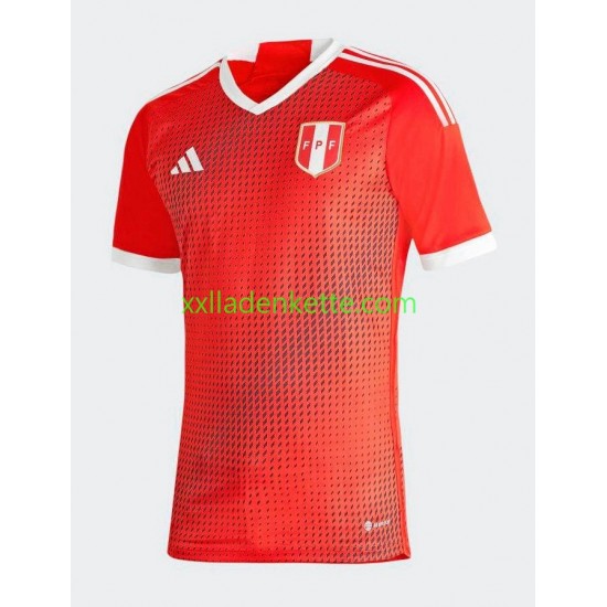 Fußballtrikot Peru 2023 Herren Auswärts Kurzarm