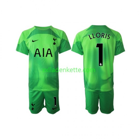 Fußballtrikot Tottenham Hotspur Hugo Lloris 1 Torwart Kinder Auswärts 2022-2023 Kurzarm