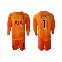 Fußballtrikot Tottenham Hotspur Hugo Lloris 1 Torwart Kinder Ausweich 2022-2023 Langarm