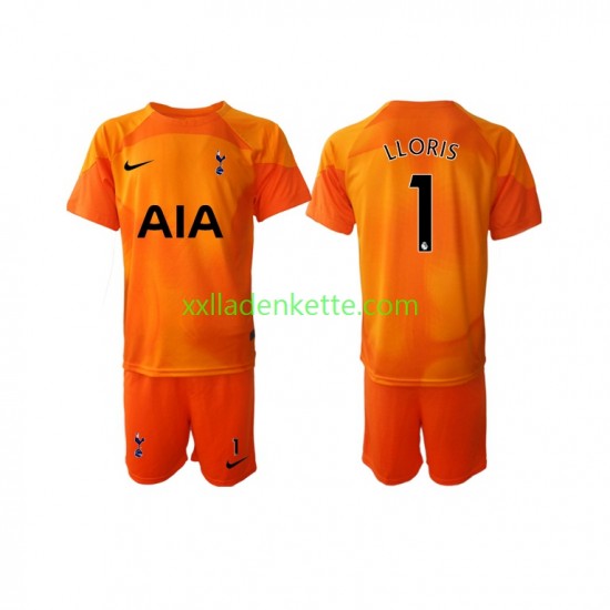 Fußballtrikot Tottenham Hotspur Hugo Lloris 1 Torwart Kinder Ausweich 2022-2023 Kurzarm