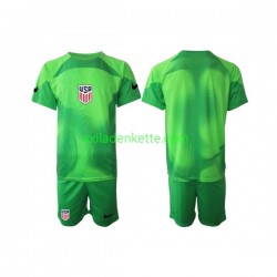 Fußballtrikot USA Torwart Kinder Viertes World Cup 2022 Kurzarm