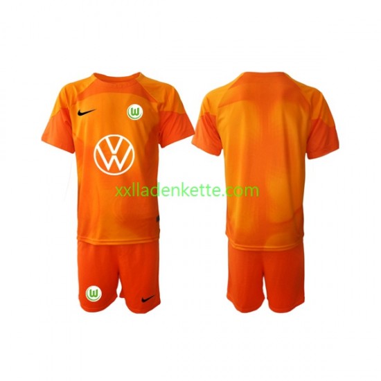 Fußballtrikot VfL Wolfsburg Torwart Kinder Ausweich 2022-2023 Kurzarm