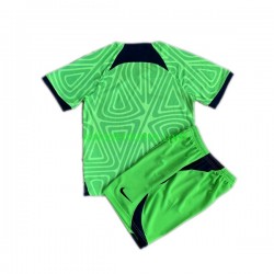 Fußballtrikot VfL Wolfsburg Kinder Heim 2022-2023 Kurzarm