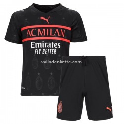 Fußballtrikot AC Milan Kinder Ausweich 2021-2022 Kurzarm