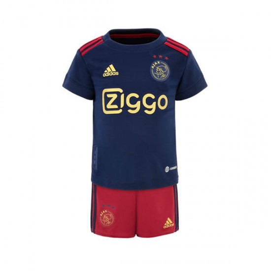 Fußballtrikot AFC Ajax Kinder Auswärts 2022-2023 Kurzarm