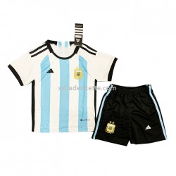 Fußballtrikot Argentinien Kinder Heim 2022 Kurzarm