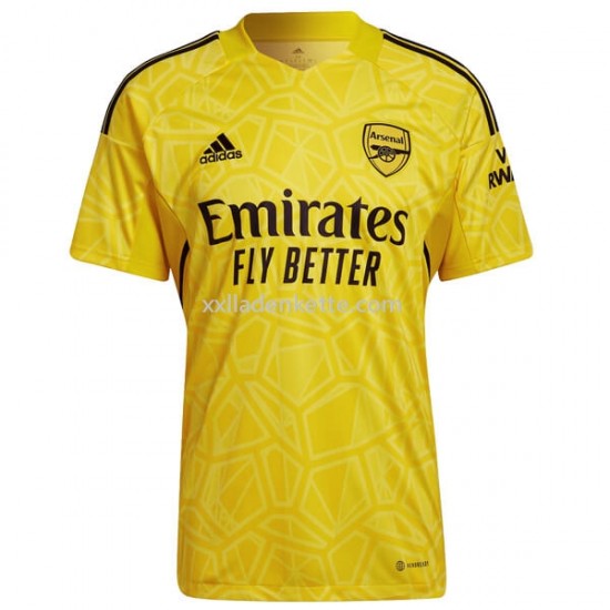 Fußballtrikot Arsenal Torwart Heim 2022-2023 Kurzarm