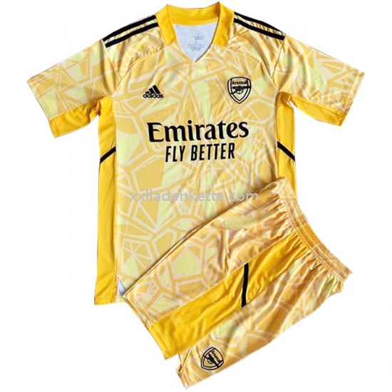 Fußballtrikot Arsenal Torwart Kinder Heim 2022-2023 Kurzarm