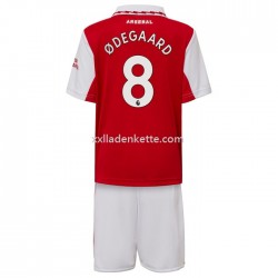 Fußballtrikot Arsenal Odegaard 8 Kinder Heim 2022-2023 Kurzarm