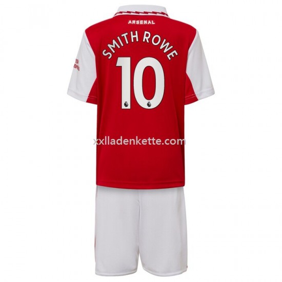 Fußballtrikot Arsenal Smith Rowe 10 Kinder Heim 2022-2023 Kurzarm