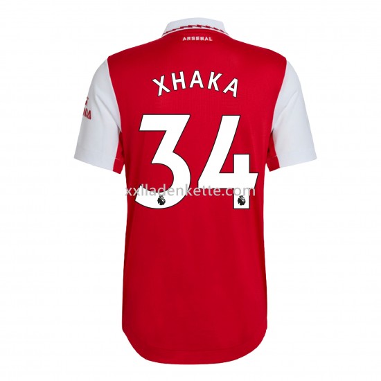 Fußballtrikot Arsenal Xhaka 34  Heim 2022-2023 Kurzarm