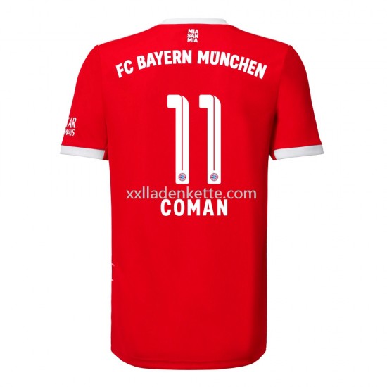 Fußballtrikot Bayern München Coman 11 Heim 2022-2023 Kurzarm