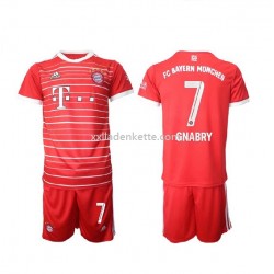 Fußballtrikot Bayern München Gnabry 7 Kinder Heim 2022-2023 Kurzarm