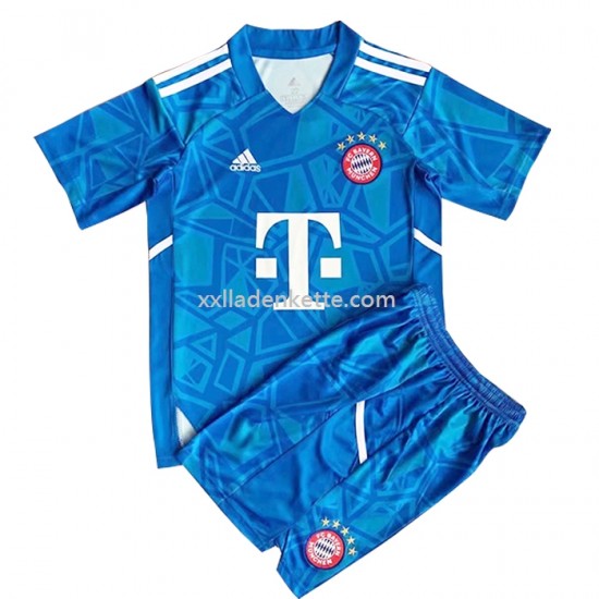 Fußballtrikot Bayern München Torwart Kinder Viertes 2022-2023 Kurzarm