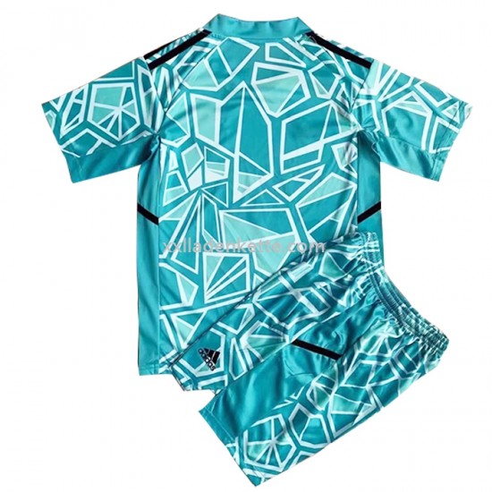 Fußballtrikot Bayern München Torwart Kinder Heim 2022-2023 Kurzarm