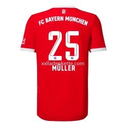 Fußballtrikot Bayern München Muller 25 Heim 2022-2023 Kurzarm