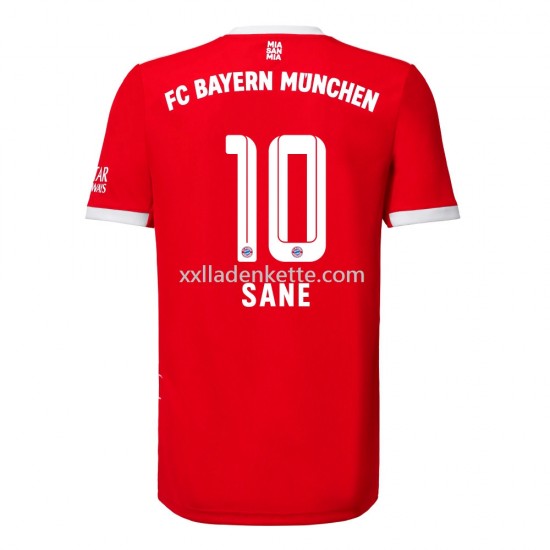 Fußballtrikot Bayern München Sane 10 Heim 2022-2023 Kurzarm