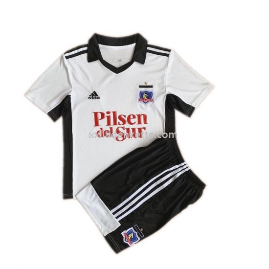 Fußballtrikot Colo-Colo Kinder Heim 2022 Kurzarm
