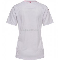 Fußballtrikot Dänemark Dame Auswärts 2022 Kurzarm