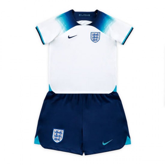 Fußballtrikot England Kinder Heim 2022 Kurzarm