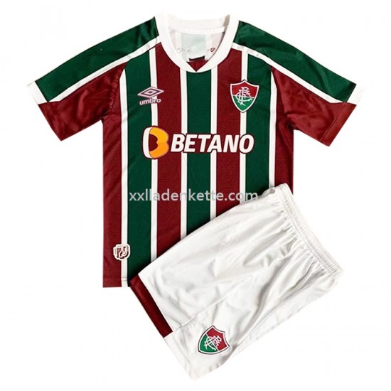 Fußballtrikot Fluminense Kinder Heim 2022-2023 Kurzarm