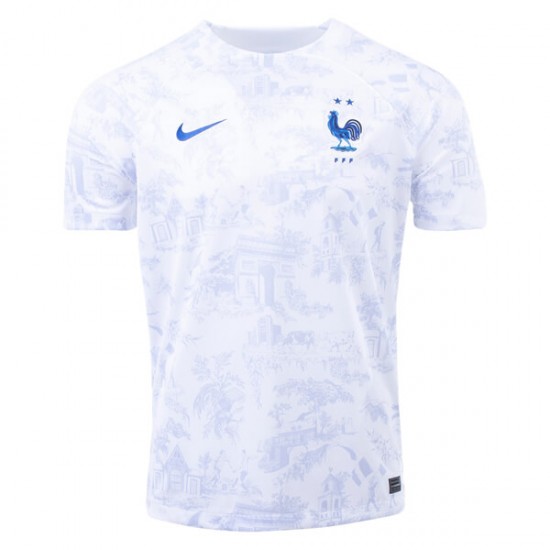 Fußballtrikot Frankreich Auswärts 2022 Kurzarm