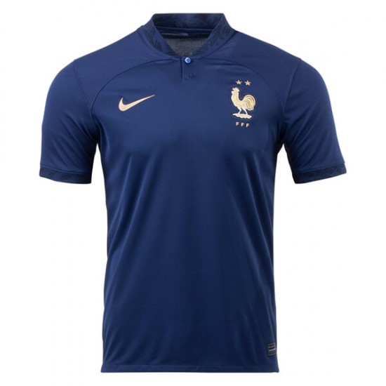 Fußballtrikot Frankreich Heim 2022 Kurzarm