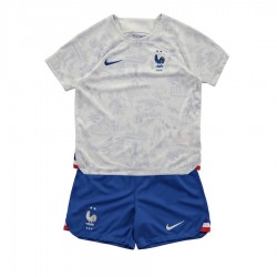 Fußballtrikot Frankreich Kinder Auswärts 2022 Kurzarm