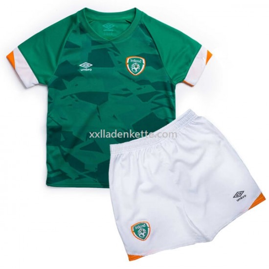 Fußballtrikot Irland Kinder Heim 2022 Kurzarm