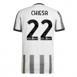 Fußballtrikot Juventus Turin Chiesa 22 Heim 2022-2023 Kurzarm