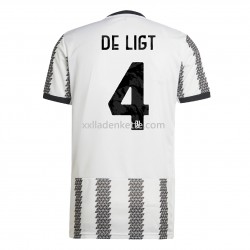 Fußballtrikot Juventus Turin De Ligt 4 Heim 2022-2023 Kurzarm