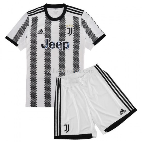 Fußballtrikot Juventus Turin Kinder Heim 2022-2023 Kurzarm
