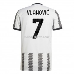 Fußballtrikot Juventus Turin Vlahovic 7 Heim 2022-2023 Kurzarm