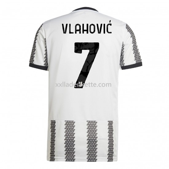 Fußballtrikot Juventus Turin Vlahovic 7 Heim 2022-2023 Kurzarm