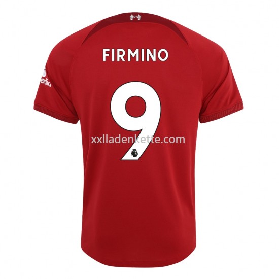 Fußballtrikot Liverpool Firmino 9  Heim 2022-2023 Kurzarm