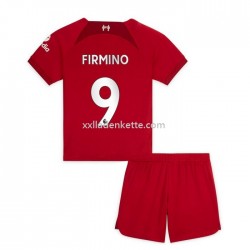 Fußballtrikot Liverpool Firmino 9 Kinder Heim 2022-2023 Kurzarm